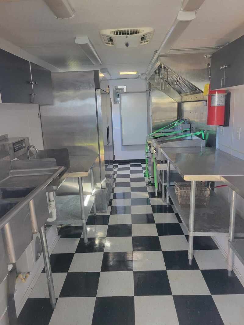 2019 30' Food Trailer For Sale with back porch - Image 4