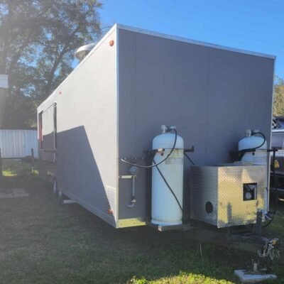 2019 30' Food Trailer For Sale with back porch