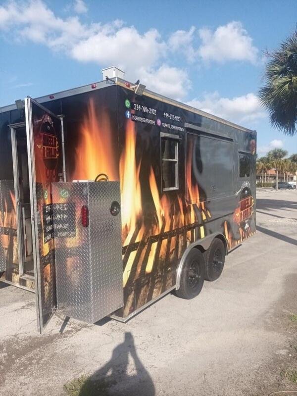 2020 18' Heat Customs Used Food Trailer - Image 2