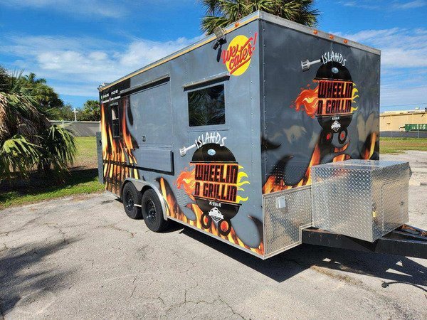 2020 18' Heat Customs Used Food Trailer